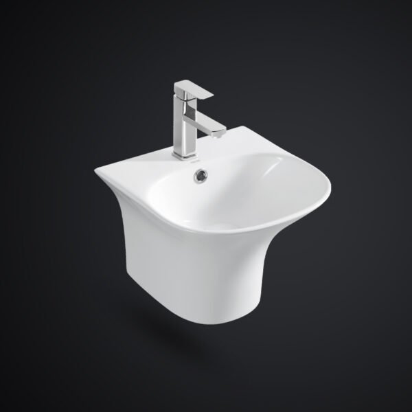 Henza - 5100D WH SWISH Wall Hung Basin - Image 3