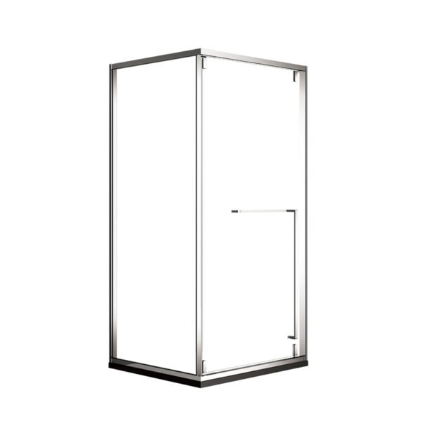 V6-Square Chromed SWISH Shower Enclosure With Tray