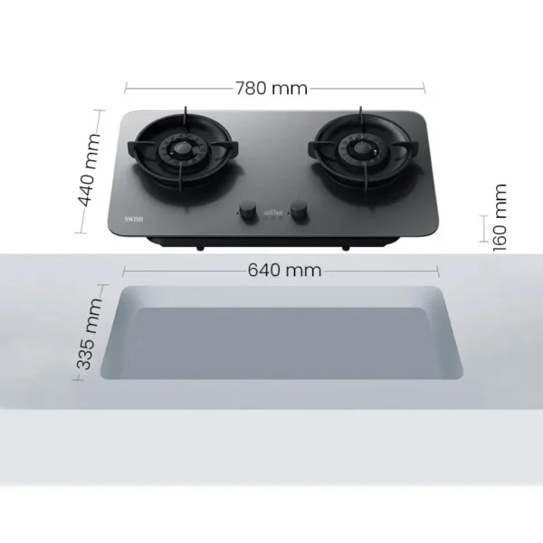 Blaze - BR 0200113-72 SWISH Smart Kitchen Burner - Image 3