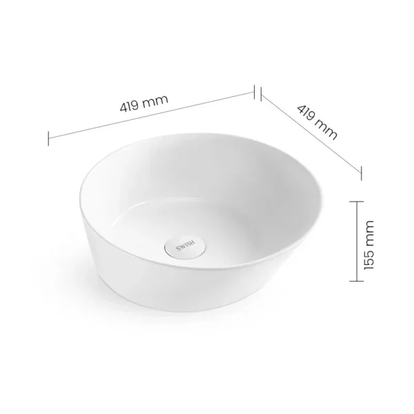 CB 0100111-00 SWISH Art Basin - Image 2