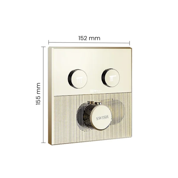 SM 0256130-31 SWISH Shower Mixer - Image 2