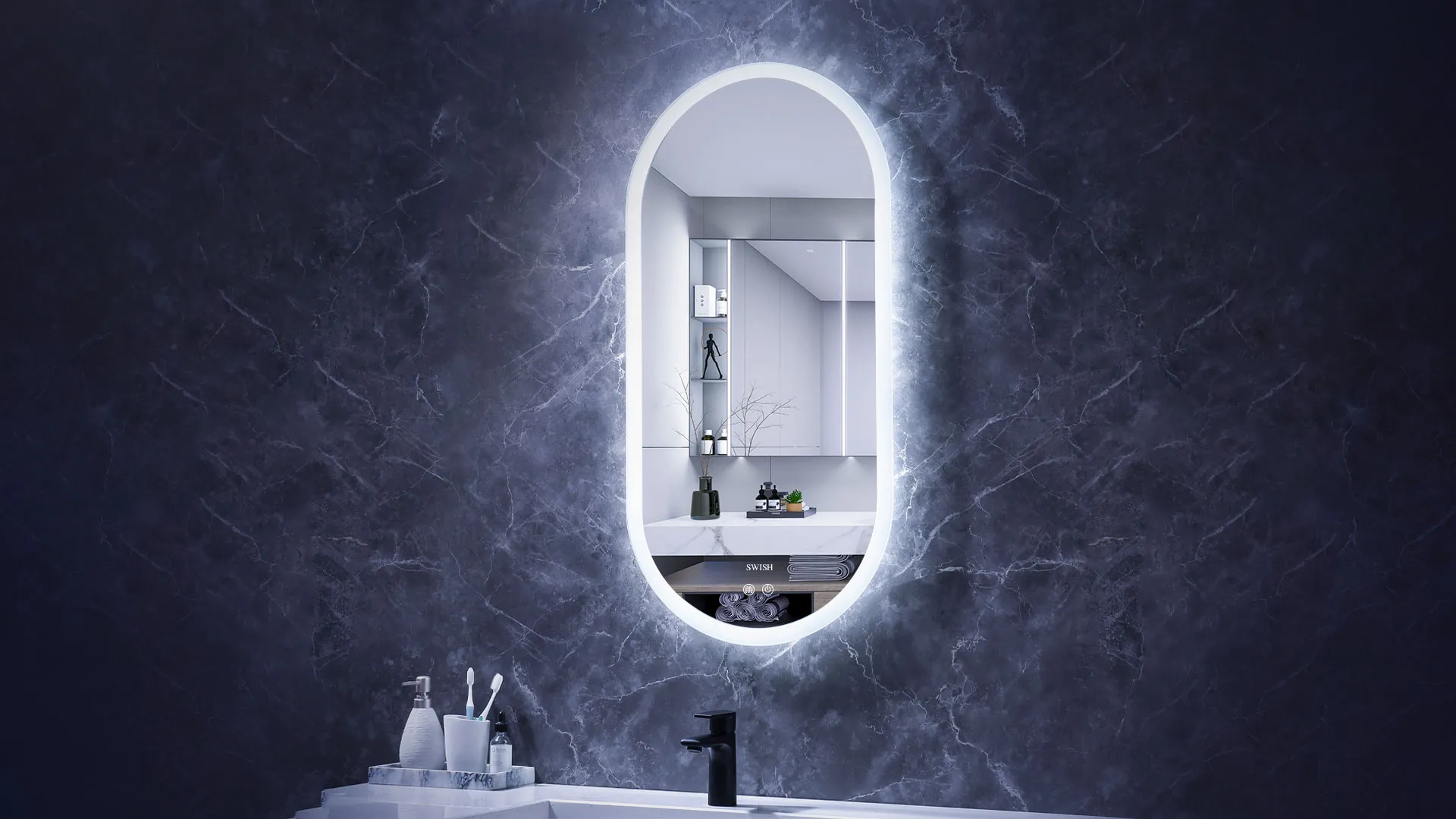 SWISH LED Mirrors: The Art of Perfect Reflection
