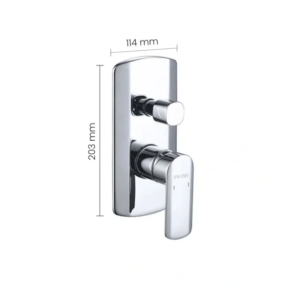 834811 SWISH Planate Shower Mixer 5 Way - Image 2