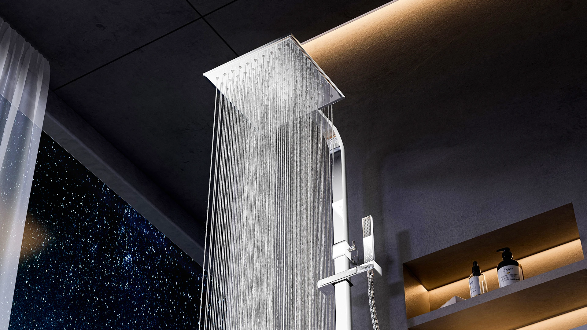 SWISH Purovia Shower Panel: A Masterpiece of Luxury Bath Design