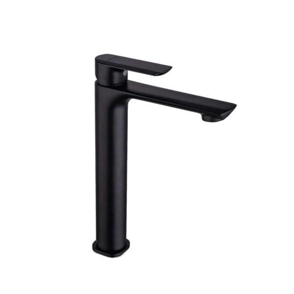 832213-MB SWISH Black Planate Long Basin Mixer