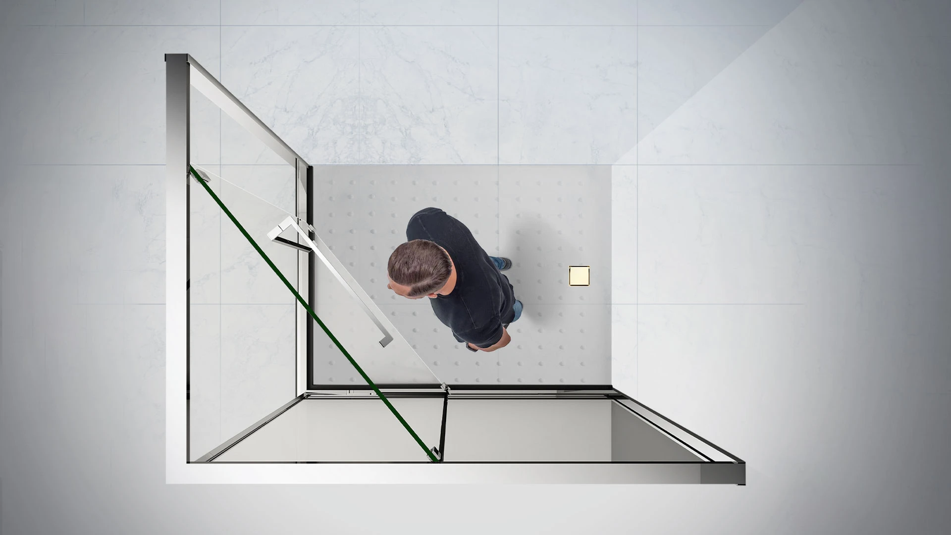 Exotica V6 Rectangular SWISH Shower Enclosure