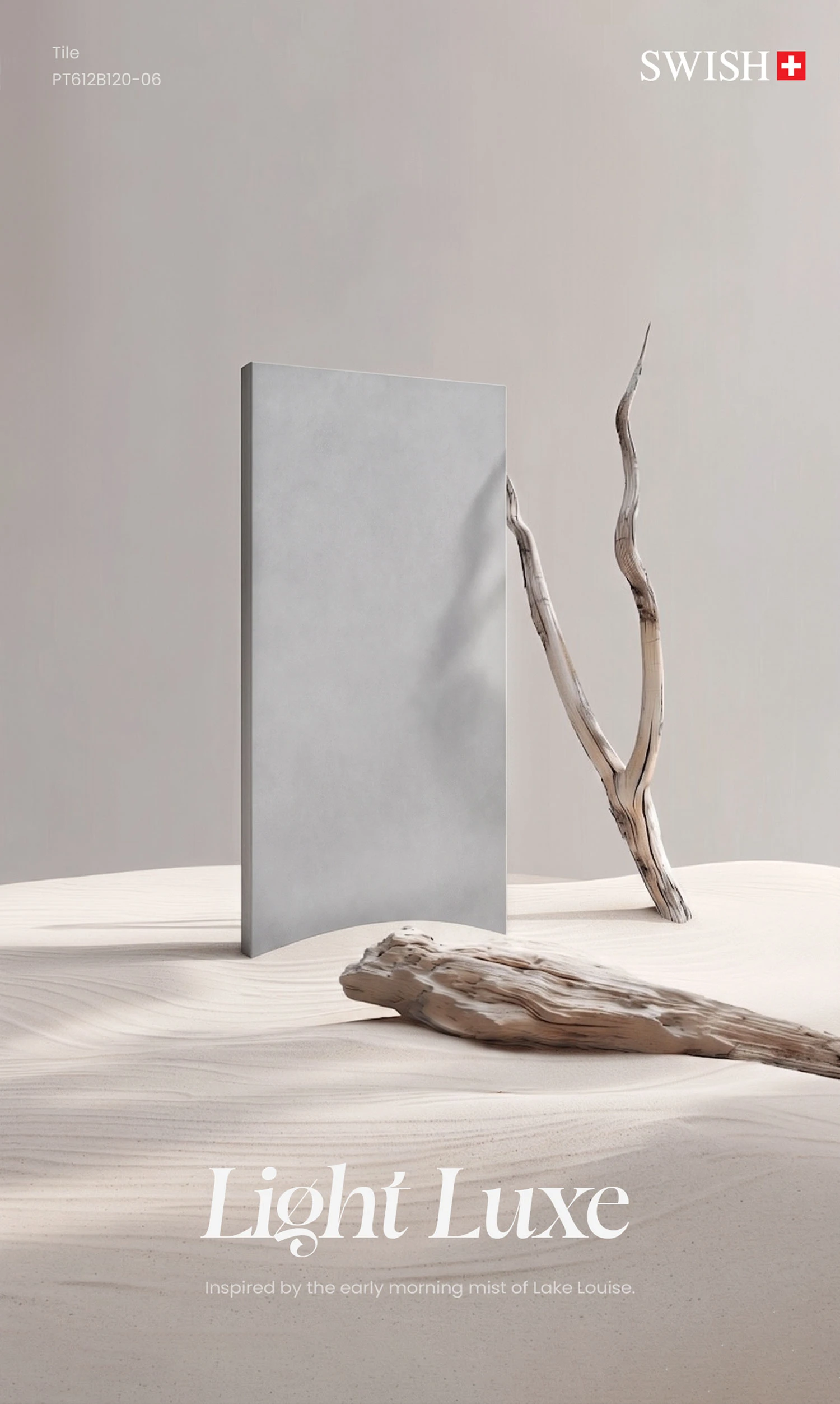 Pastel Grey – PT 612B120-06 SWISH Tiles Storytelling Image