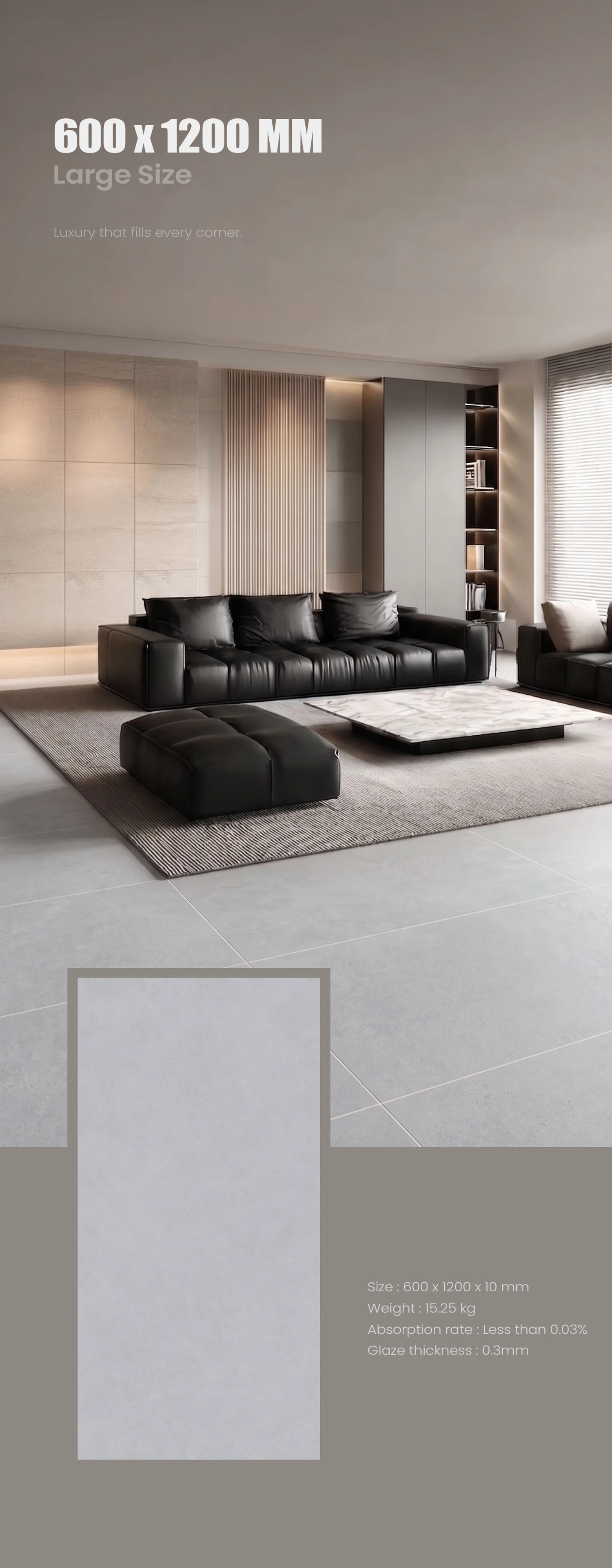 Pastel Grey – PT 612B120-06 SWISH Tiles Storytelling Image