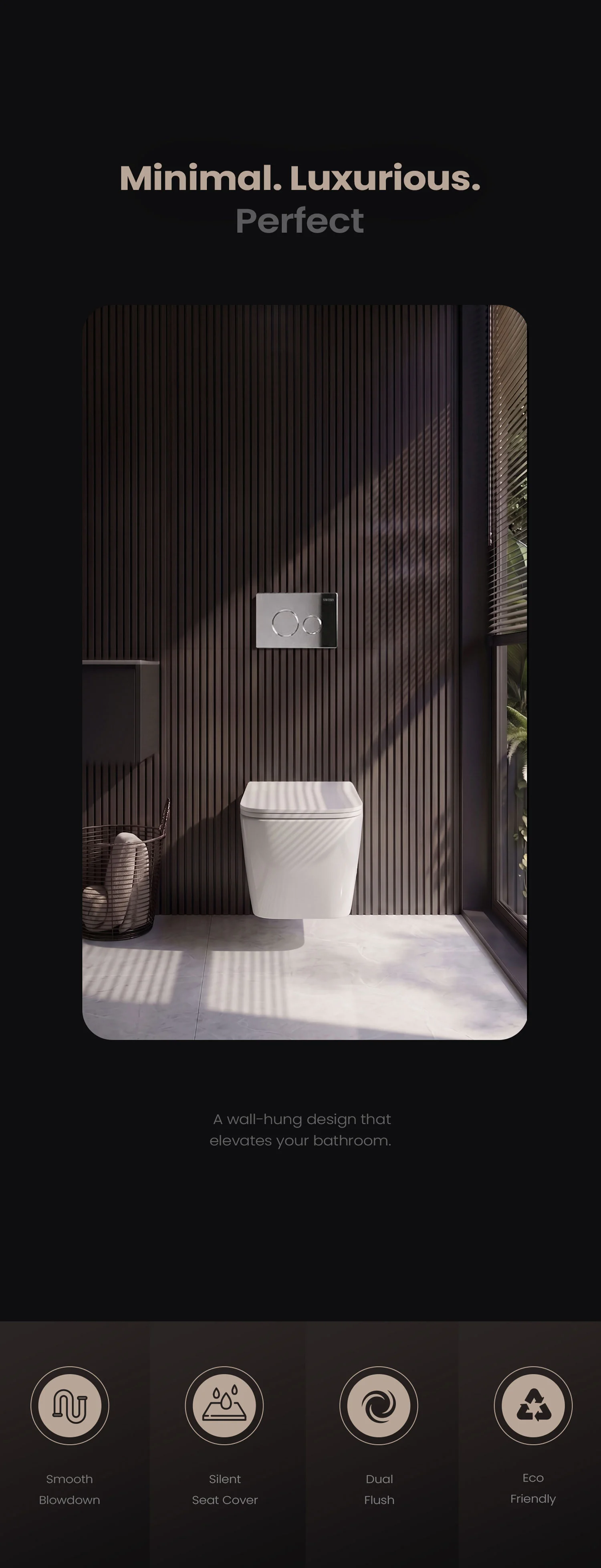 WC 0200166-00 SWISH Wall Hung Commode Storytelling Image