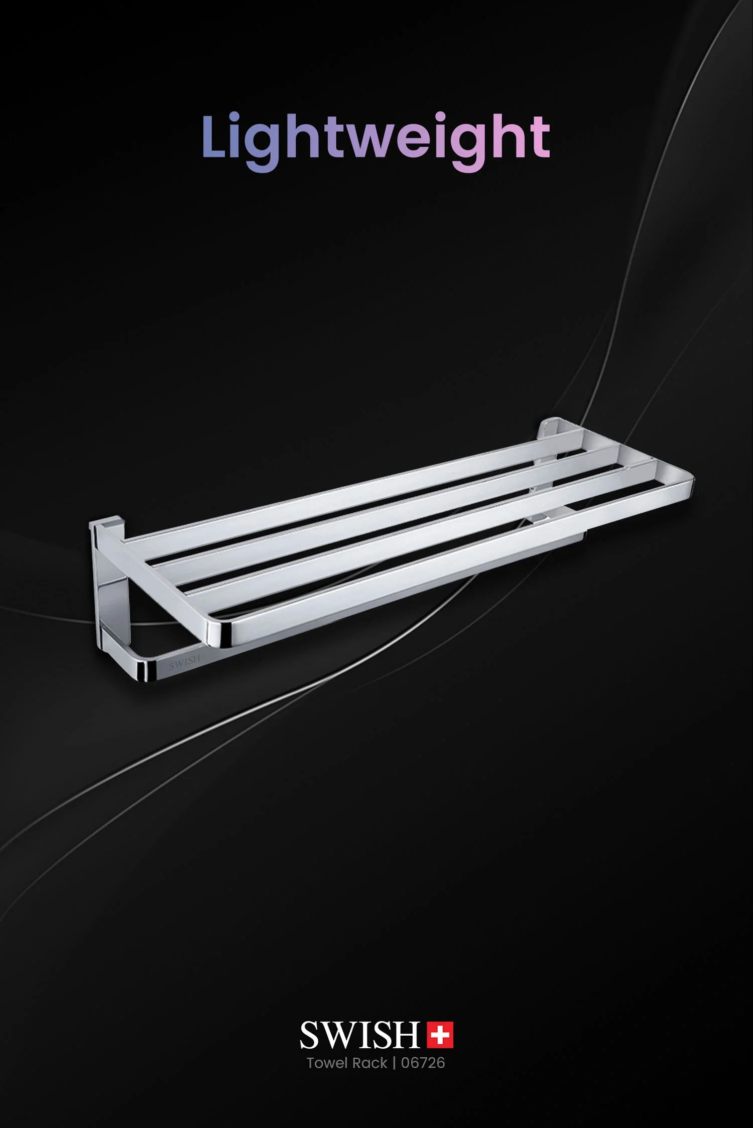Picasso – 06726 SWISH Towel Rack Storytelling Image