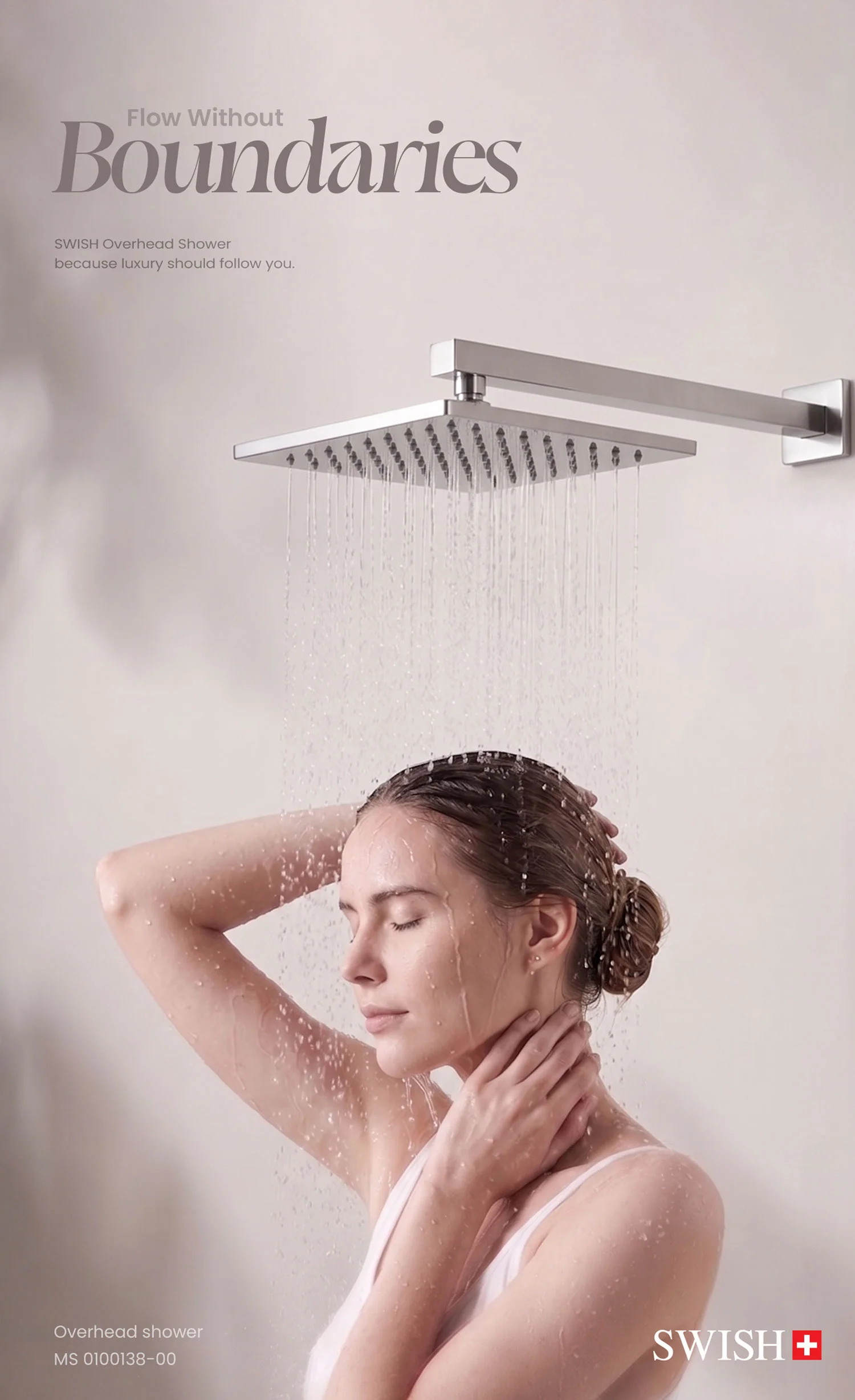 MS 0100138-00 SWISH Overhead Shower Storytelling Image