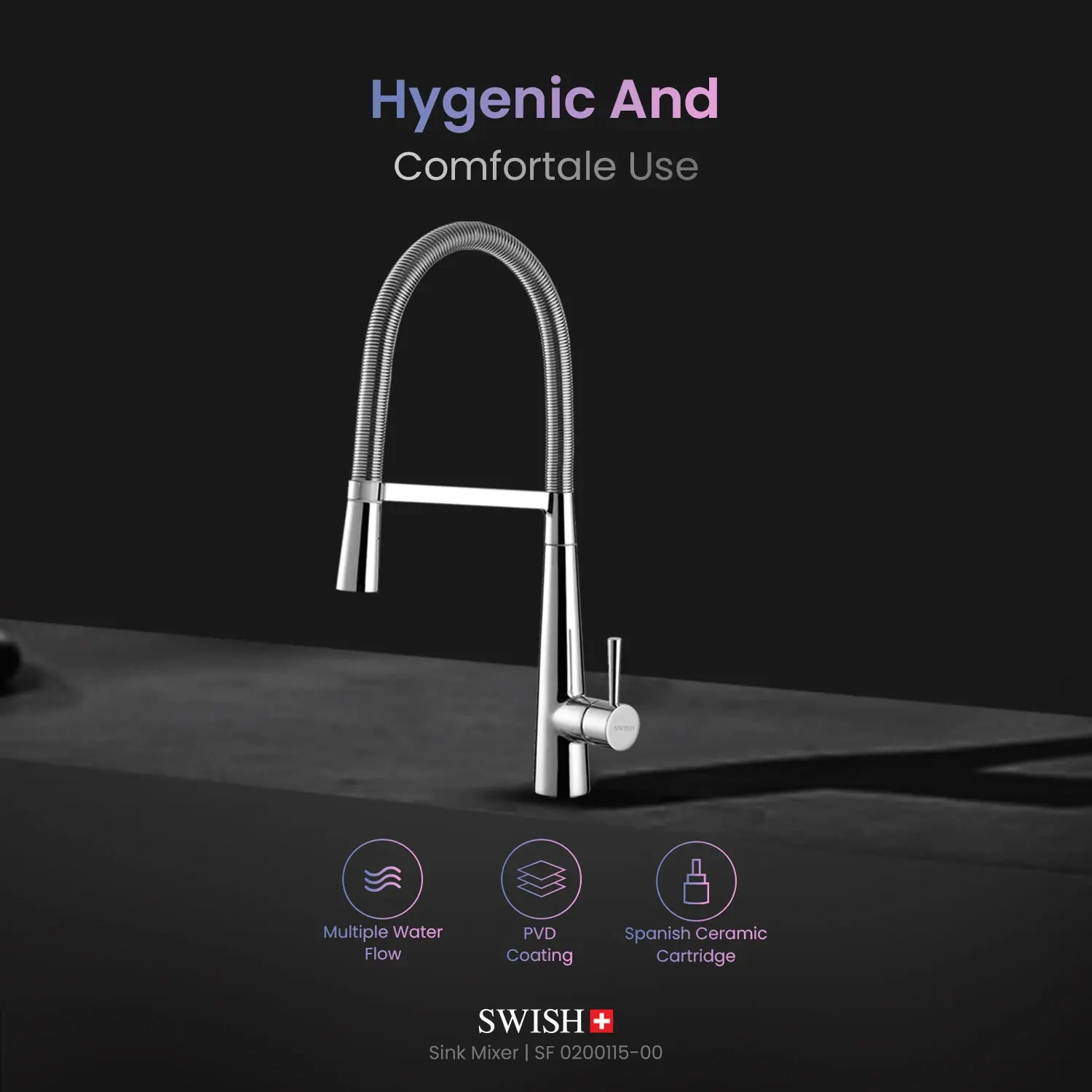 Filo – SF 0200115-00 SWISH Sink Mixer Storytelling Image